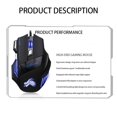 thumbnail image 2 of Dalazy 1/2/3 Wired Gaming Mouse 7 Button USB Input Device Computer Accessories RGB Silent Adjustable Gamer Optical Mice PC Laptop 13x8.5x4cm 1 Pc, 2 of 4
