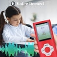 thumbnail image 3 of Lecteur MP3 BT, Écran Couleur 1.8 Po Lecteur MP3 MP4 Portable Lecteur de Musique Supporte jusqu'à 128 Go, Réduction de Bruit Lecteur de Musique Numérique pour Enfants Adultes, 3 of 7