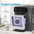 thumbnail image 3 of VECYS Nugget Ice Maker with Steel Trim, 33LBS/Day Self-Cleaning, 3 of 7