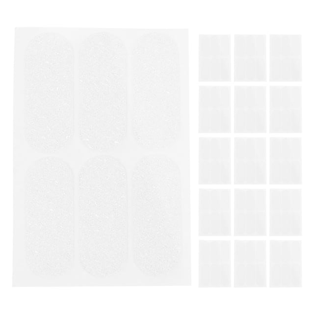 120 Pcs Écussons de Soutien d'Oreille Transparents pour Boucles d'Oreilles Lourdes Design Simple Bande Transparente avec Encoche