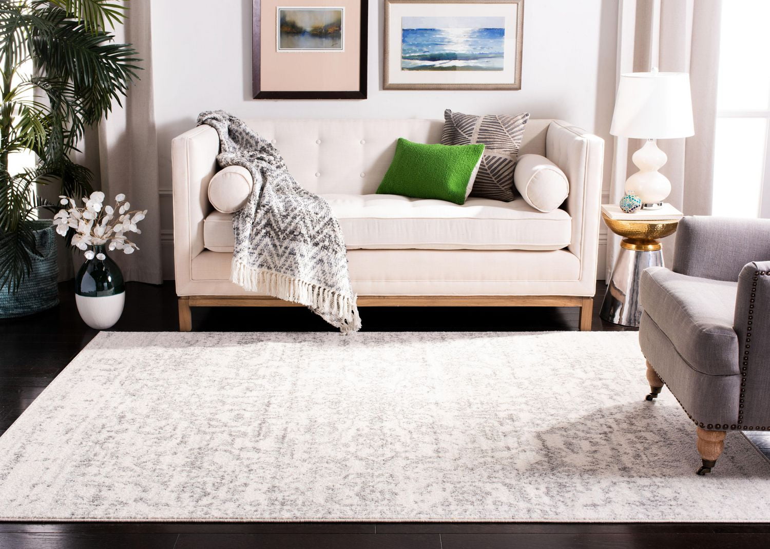 SAFAVIEH Madison Katina Tapis Traditionnel Délavé