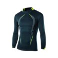 thumbnail image 1 of Hauts de Compression pour Hommes Chemise de Sport Col Rond Manches Longues Élastique Séchage Rapide Hauts Entraînement Physique Course Décontractée Cyclisme Vêtements de Sport, 1 of 9