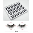 thumbnail image 5 of False Eyelashes Faux Mink Lashes 20 Pairs Long Dramatic Fluffy Volume Natural Fake Eyelashes Value Pack MC-8, 5 of 5