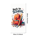 thumbnail image 3 of Colorful Back to School Banner Background Decor Party Supplies Photography Props for Classroom Entrance Backdrop First Day of School Celebration Student Gathering Decorations, 3 of 4