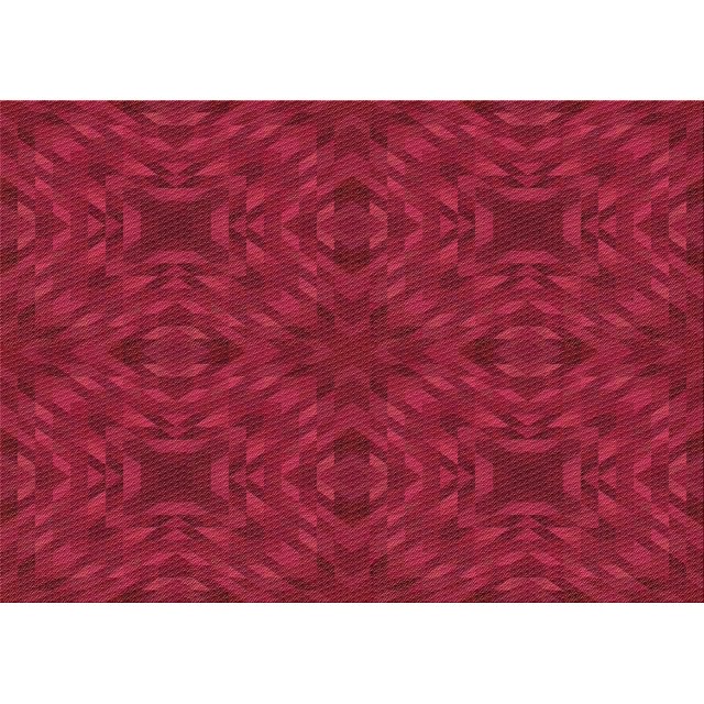 Ahgly Tapis Rectangulaire Lavable en Machine Intérieur Transitionnel Rouge Cramoisi, 2 Pieds x 5 Pieds