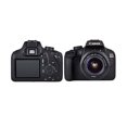 thumbnail image 2 of Canon EOS 4000D / Rebel T100 DSLR Camera with 18-55mm Lens + 64GB Card + More(International Model), 2 of 9