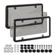 thumbnail image 3 of Miulika Universal American License Plate Frame Cover, Holder, Car Plate Frame, Number Grey, 3 of 7