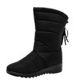 thumbnail image 2 of Bottes de Neige Imperméables Chaudes à Franges pour Femmes, 2 of 4