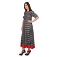 thumbnail image 2 of Moomaya Kurti Longue Imprimée Tenue d'Été Tunique Ligne A pour Femmes, 2 of 5