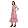 thumbnail image 2 of Moomaya Robe Longue Maxi Unie pour Femmes à Bretelles Réglables Vêtements d'Été, 2 of 6