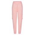 thumbnail image 4 of Timegard Womens Pants High Waisted Pants Work Office Trouser Casual Ankle Length Solid Color Pants with Pockets, 4 of 7