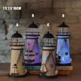 thumbnail image 3 of MesaSe [Clearance!]Nautical Led Metal Lighthouse Decor Desk Ornament Light Lamp Home Decor, 3 of 10