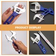 thumbnail image 3 of Wide Mouth Adjustable Wrench Spanner Short Handle Adjustable Wrench Monkey Wrench, 3 of 8