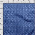 thumbnail image 2 of oneOone Polyester Lycra Blue Fabric Geometric Craft Projects Decor Fabric Printed By The Yard 56 Inch Wide, 2 of 4
