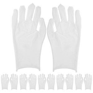 HLONK 6 Paires Bijoux d'inspection Gants Hommes Gants de travail Gants en coton pour la manutention des pièces