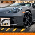 thumbnail image 3 of AKDSteel Lot de 2 Bosses de Vitesse en Caoutchouc Robustes – Bosses de Vitesse Modulaires Portatives avec 2 Canaux pour Routes, Entrées, Béton, Asphalte, Gravier, 3 of 9