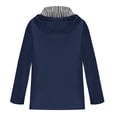 thumbnail image 4 of AherBiu Manteau de Pluie pour Femme avec Capuchon, Coupe-Vent Léger Ajustable, Imperméable, Randonnée, Voyage, Vêtement d'Extérieur, 4 of 5
