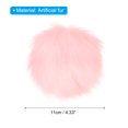 thumbnail image 2 of Unique Bargains Fluffy Soft Faux Fur Pom Poms for Hats with Snap Button, Pink 12Pack, 2 of 7