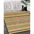 thumbnail image 2 of Ahgly Company Tapis d'Intérieur Ronds Abstraits Brun Terre de Sienne, Tapis de Zone Abstraits, 3 Pieds Rond, 2 of 6