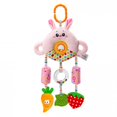 thumbnail image 3 of XZNGL Baby Infant Cartoon Animal Hanging Bell Rattle Teether Sound Stroller Plush Toy, 3 of 8