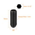 thumbnail image 2 of Unique Bargains Ball Point Set Screws, M6 x 16mm High Carbon Steel Metric Spring Hex Socket Grub Screw 20 Pack, 2 of 7