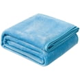 thumbnail image 2 of Flannel Blanket, Super Soft Warm Solid Fleece Blanket Throw Rug Sofa Bedding, 70x100cm Comfortable Machine Washable Velvet Conditioning Blanket Picnic Blanket Easy to Clean, 2 of 6