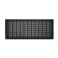 thumbnail image 1 of Grille à Retour d'Air 10′′ X 26′′ avec Trous et Vis, Plaque Frontale Format 12′′ X 28′′ Couvercle Décoratif pour Conduit de CVC, Évent en Fonte Enduit de Poudre Repeintable pour Murs, Plafonds, Planchers – Motif Champignon Tudor VR100, 1 of 8