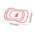 thumbnail image 4 of Cagogo under $5 Flexible Chopping Board, Plastic Chopping Board,Flexible Cutting Mat,PE Kitchen Tool,RecTangles Chopping Board,Multifunctional Food Prep Board,Vegetable Fruit Bread Board, 4 of 6