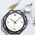 thumbnail image 3 of Agiferg Nordic Style Wall Clock Silent Transparent Acrylic Clock Home Living Room, 3 of 7