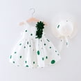 thumbnail image 2 of Vêtements d'Été pour Bébés Filles, Tout-Petits, Mignon, Sans Manches, Robes à Imprimé Floral, Ensemble avec Chapeau, Robe de Plage pour Enfants, 2 of 5