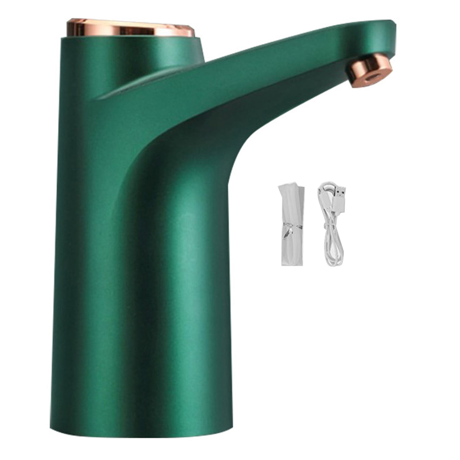 Pompe à Bouteille d'eau, Distributeur De Bouteille d'eau, Chargeur USB, Pompe à Eau Potable électrique pour Bureau, école, Hôpitaux, Rétro Vert
