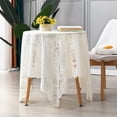 thumbnail image 4 of Weighted Blanket Table Cloths with Fringe Decorative Cover Sofa Cover for Tables 35.4x35.4 Inch Washable Table Cover Sqaure Table Cloth for Wedding Party Machine Washable Throw Blankets for Bed, 4 of 6
