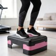 thumbnail image 3 of MKHSQHDG Sales Today Clearance Adjustable Workout Aerobic Stepper Exercise Step Platform Step Exercise for Home Gym Aerobic Step Trainer for Cardio Fitness, 3 of 3