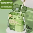 thumbnail image 4 of Water Cup Double Cup High Capacity Leak-Proof | 760ml Portable Lightweight Tumbler with Straw | Outdoor Home Use | Durable PC Material | Lock Buckle | Easy Clean | Multiple Colors, 4 of 9