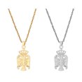 thumbnail image 2 of Transemion Exquisite Eagle Pendant Necklace Symbol Of Courage And Inspiration Gifts Steel color 1Set, 2 of 6