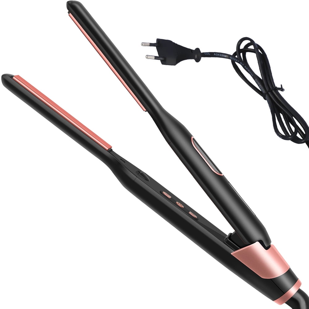 KIPOZI Pencil Flat Iron, Small Flat Iron for Short Hair and Pixie