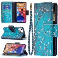 thumbnail image 1 of Compatible with  13 Detachable Magnet Zipper Wallet Leather Case Cash Pocket with Multiple Card Slots Holder Wrist Strap Removable Cover, 1 of 8