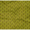 thumbnail image 4 of oneOone Organic Cotton Poplin Twill Fabric Lemon Slice Block Print Fabric BTY 42 Inch Wide, 4 of 4