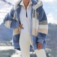 thumbnail image 2 of 2025 Jacket Polyester Hooded Fleece Jackets with Hood for Women Outdoor Women Lightweight Fleece Full Zip Women Fleece Jacket inside Pockets Plus Size Fleece Jacket for Women, 2 of 5