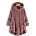 thumbnail image 2 of LSLJS Womens Oversized Hoodies Sweatshirts Fuzzy Fleece Pullover Outerwear Loose Cardigan Wool Coat Winter Jacket, 2 of 8