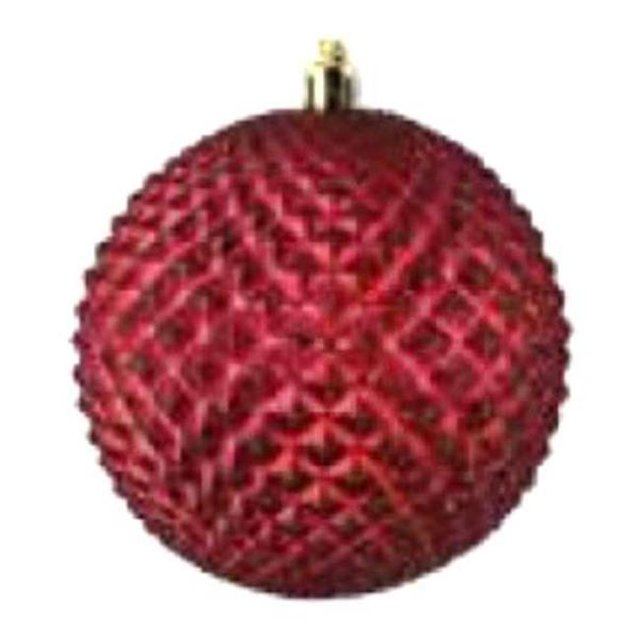 Vickerman N188419D Boule Pailletée Durian Vin de 2,75 Po, 12 par Sac