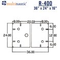 thumbnail image 2 of Multinautic® R-400 Foam Filled Dock Float, 2 of 4