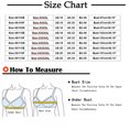 thumbnail image 4 of Amzcrzy Women's Plus Size Bras Full Coverage Front Closure Oversized Bra Unpadded Wireless Double Support Bra, 4 of 6