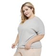 thumbnail image 4 of George Plus Women's Tie-Front Pajama Top, 4 of 6