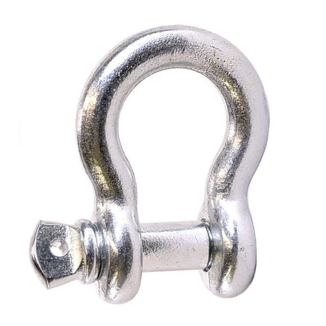 TrailFX D-Ring WA044 Goupille 3/4 Pouce; Poids de 9 500 Livres; Argent; Acier; Simple