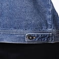 thumbnail image 3 of Pisexur Jean Jacket Vest Men's Solid Color Motorcycle Turndown Collar Denim Punk Sleeveless Jacket Denim Jacket for Men Plus Size Fall Jackets for Men, 3 of 8