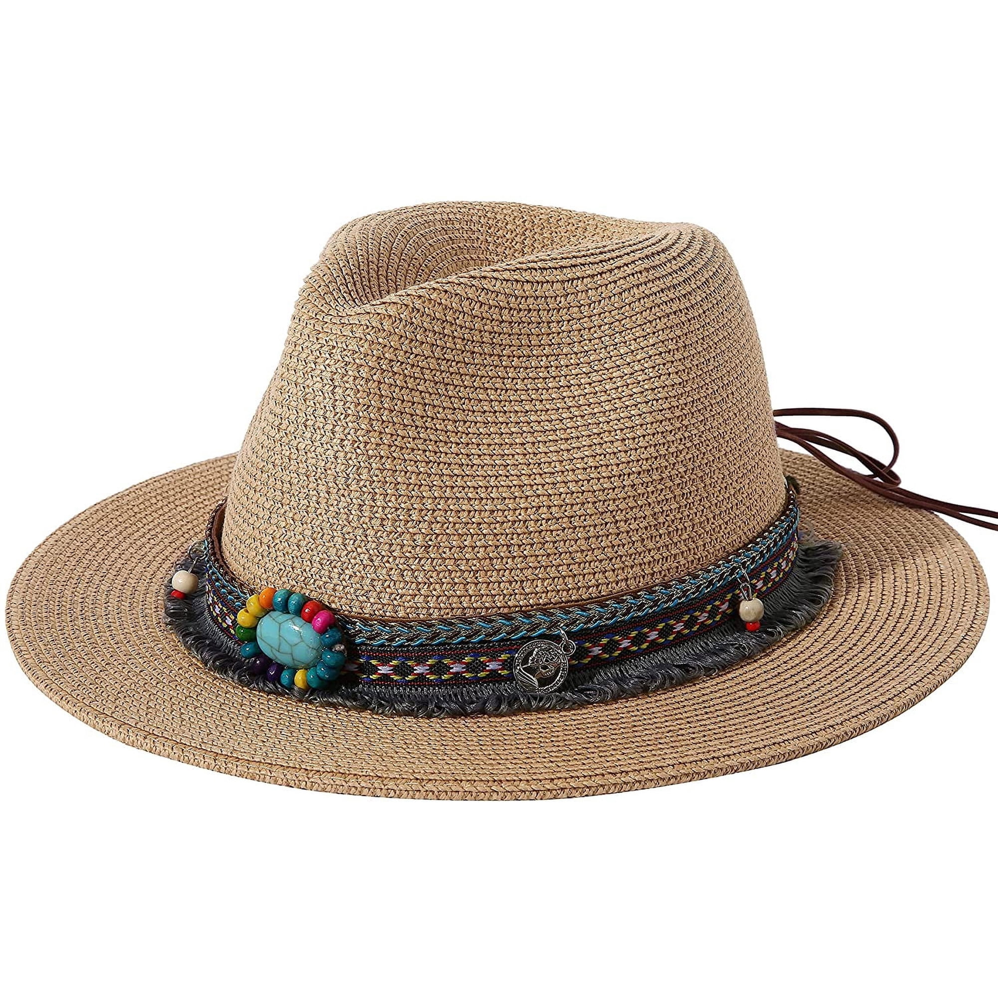 Bamboo Fedora Hat UPF 50+ Sun Protection 3-Inch Brim Adjustable Packable Travel Womens Boater Hat | Adjustable | UPF 50+ | Sun N Sand | HH3434 main image 3