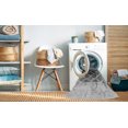 thumbnail image 2 of Ahgly Company Machine Washable Indoor Round Transitional Gray Cloud Gray Area Rugs, 6' Round, 2 of 7
