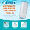 thumbnail image 2 of Hurricane HF8320-01 Cartouche de Filtre de Remplacement Avancé pour Piscine et Spa, Blanc, 2 of 7