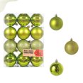 thumbnail image 1 of EGNMCR Christmas Ornaments 24-Pack Christmas Ball Ornaments with Strings, Shatterproof Plastic Christmas Bulbs, Hanging Decorations for Xmas Tree, Holiday, Wedding, Party, 1 of 3